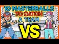 10 MASTERBALLS ONLY to Catch a RANDOM Team... Then we FIGHT! Pokemon Blue