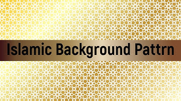 How To Make Gold Islamic Pattern Design | Adobe Illustrator Tutorials