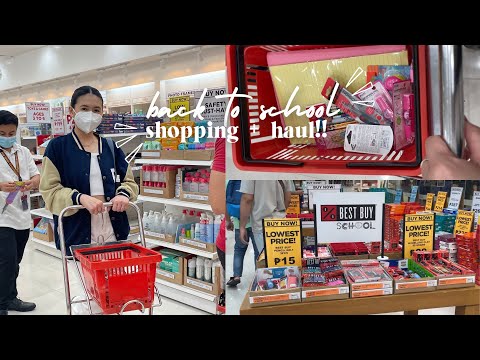 dear diary [entry #9]: back to school shopping + haul! 🤍📓 | Mikee Abueg