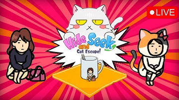 Live Cat Hide & Seek 😺 🎮 #live #short #viral #gaming #hideandseek