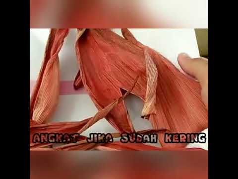 Prosedur pembuatan limbah lunak organik bunga kulit jagung, penyelesaian terakhirnya adalah