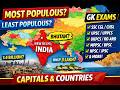 SSC MAP SERIES' : ASIA MAP Countries and Capitals