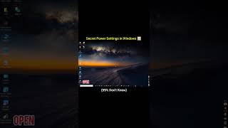 Secret Power Setting in Window #windows #cmdcommand #foryou #coding
