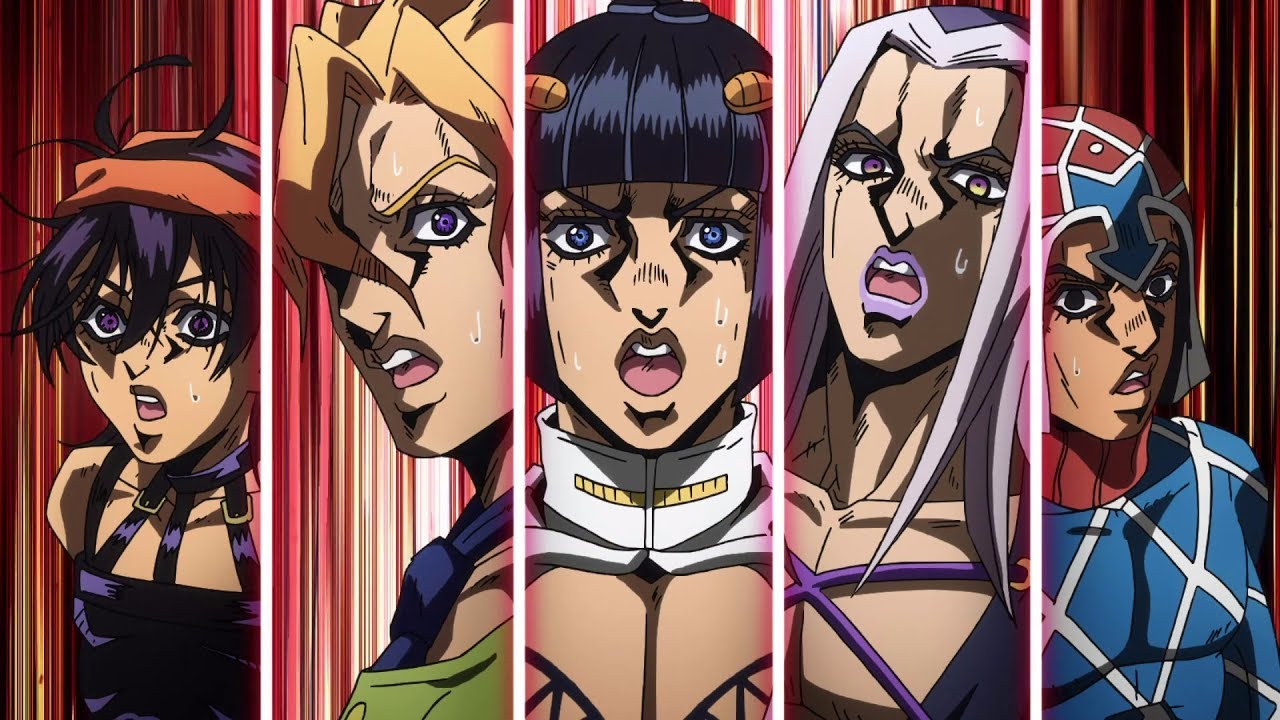 ジョジョ 5 The gang Meet Trish Una 『HD』 YouTube