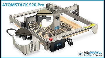 ATOMSTACK S20 Pro 20W Laser Engraver Cutter with Air Assist Kits