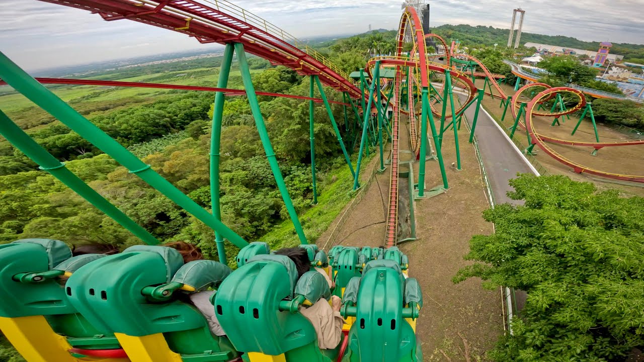 Insane Speed 『衝瘋飛車』 最後尾 on-ride POV (乗車映像) / 劍湖山