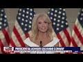 FAREWELL, KELLYANNE: Kellyanne Conway speaks on night three of RNC