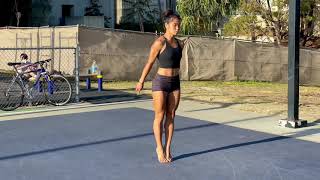 Fake drop (arms down) → soft landing (flat ground) screenshot 5