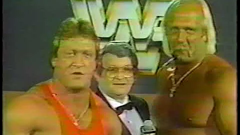 Hulk Hogan & Paul Orndorff Nassau Coliseum promo - aired 6/8/85
