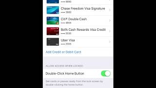 This video will show you how can setup a credit card to be the default
on your apple pay, so that when it comes using simpl...