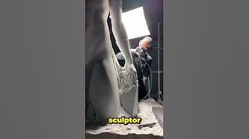 Het geheim van marmer snijden #shorts #beeldhouwen #marmerkunst