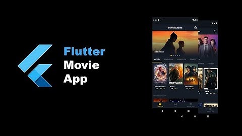 Flutter Movie Application Preview