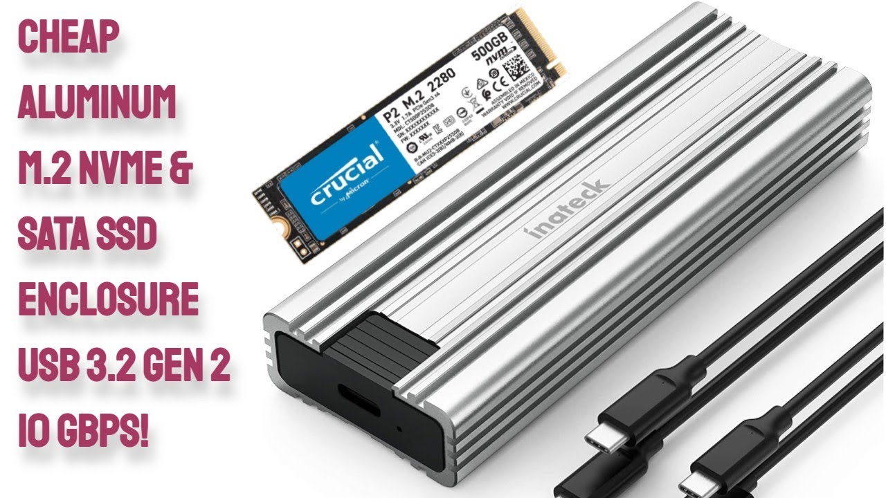 An Affordable M.2 SSD Enclosure from Inateck YouTube