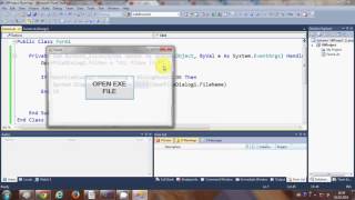 Visual Basic  NET Tutorial 24   How to launch Executable  exe file from chosen Directory720p