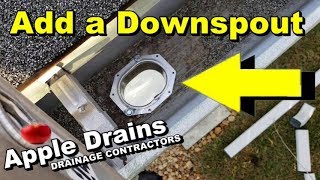 How To Add a Downspout To Your Gutter