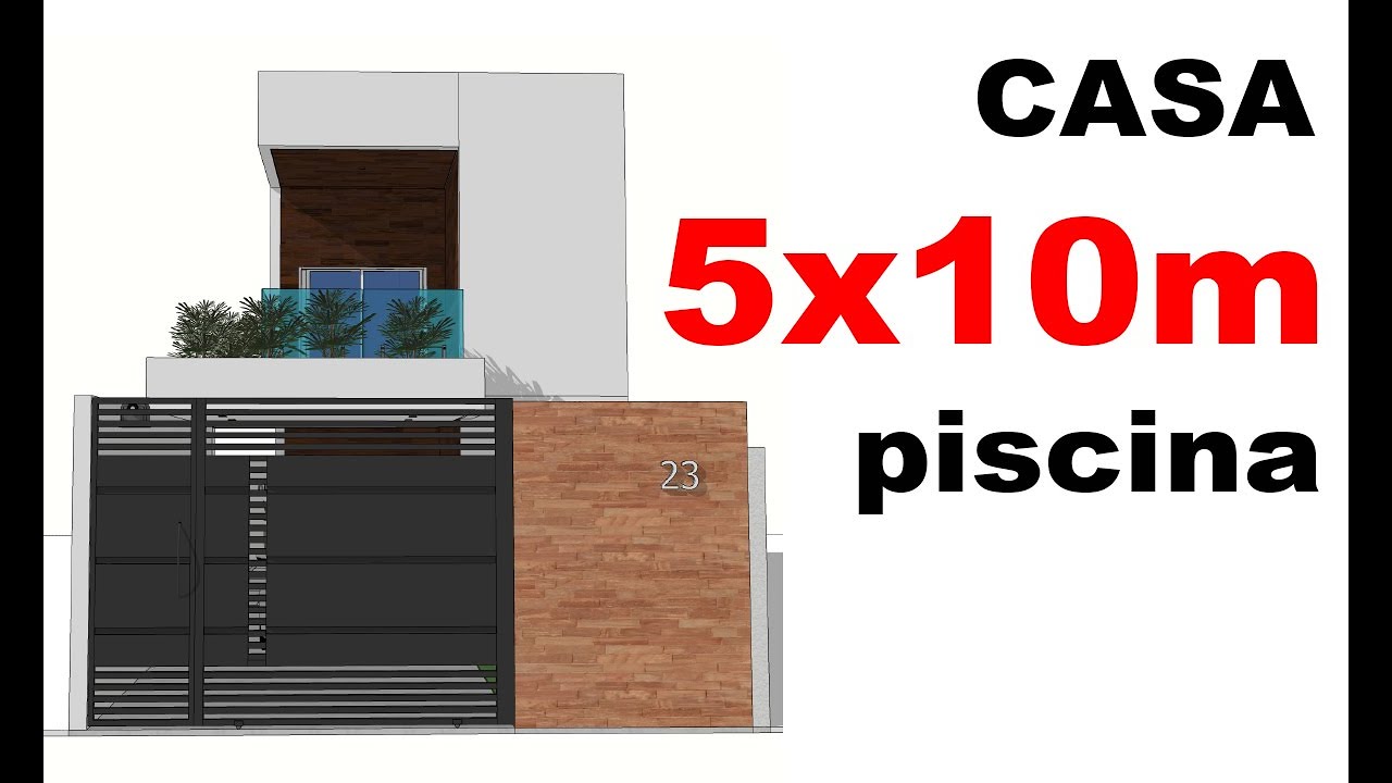 CASA PEQUENA DE 5 X 10 METROS - YouTube