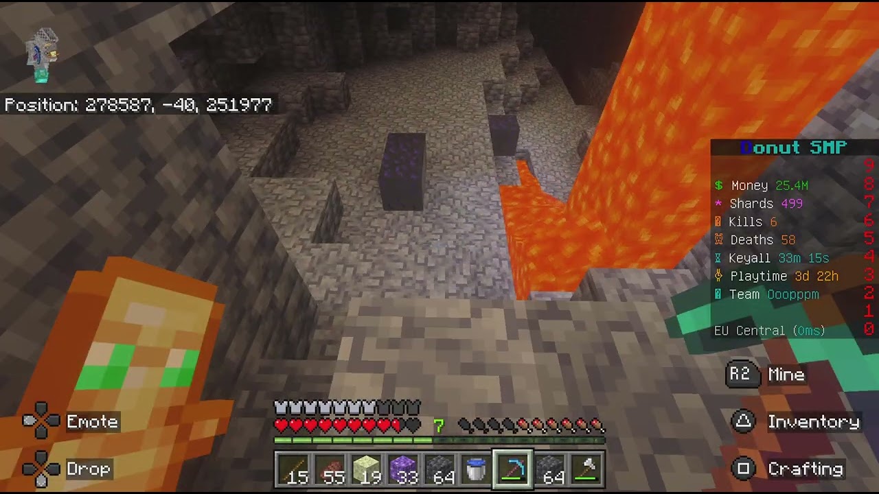 Finding bases on the donut smp