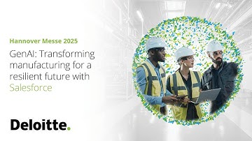GenAI: Transforming manufacturing for a resilient future with Salesforce