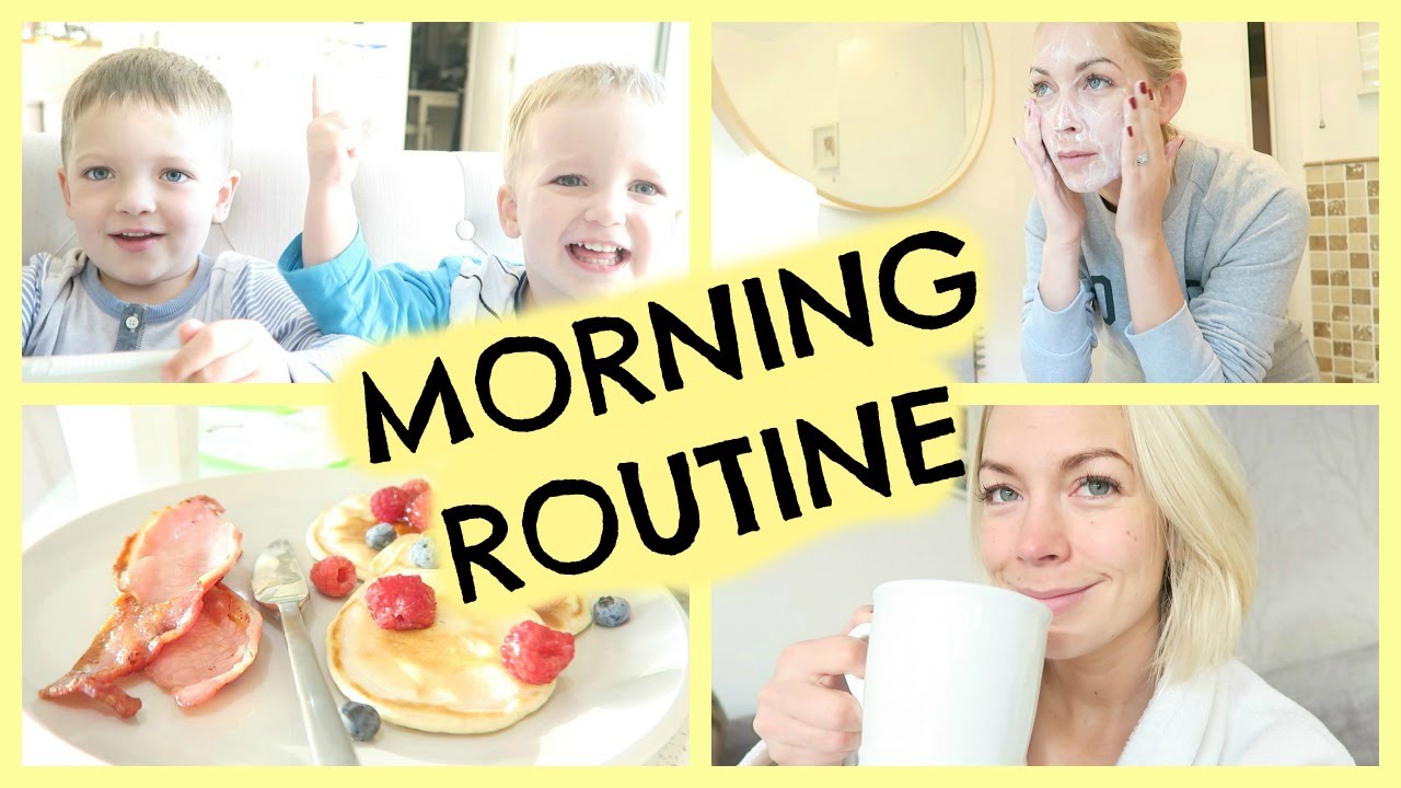 MORNING ROUTINE (OF A MUM) | EMILY NORRIS | GRWM - YouTube