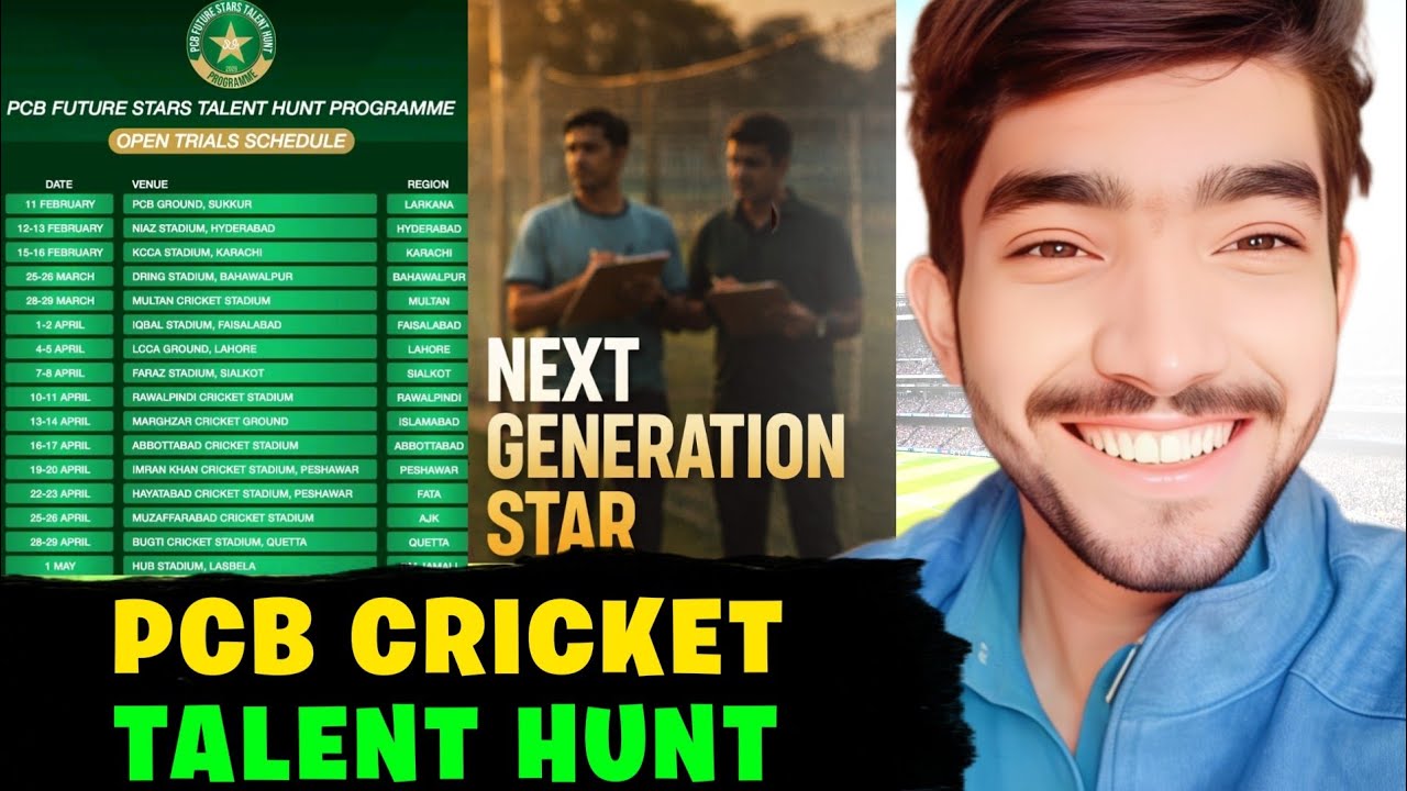 PCB Future Stars Talent Hunt Programme 2026
