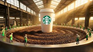 Inside the Massive Starbucks Factory | Full Production | Starbucks Has A Secret
