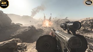 Ambush in Tobruk! Surviving the Desert Storm - Call of Duty (4K ULTRA Realistic Gameplay RTX UHD)