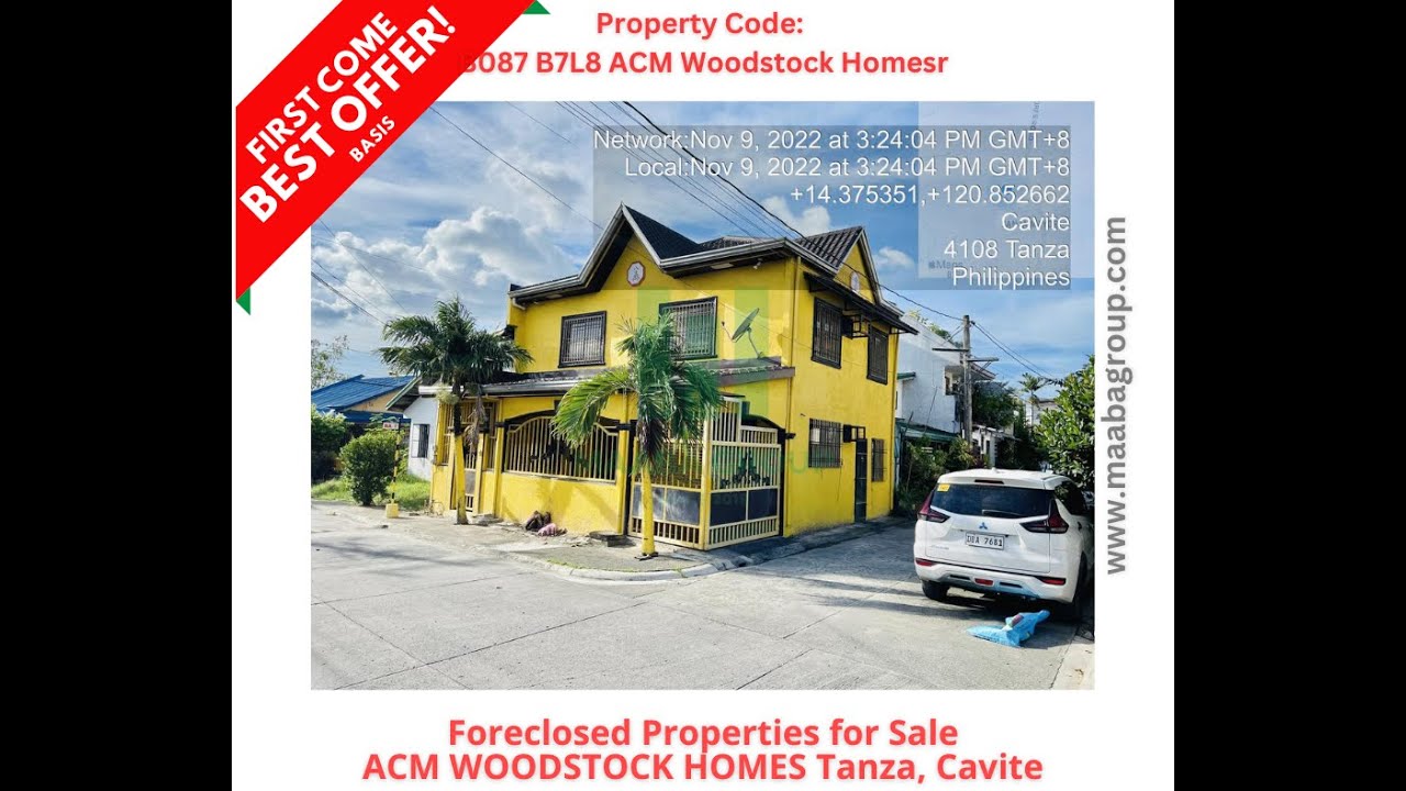 ACM Woodstock Homes House for Sale in Tanza, Cavite YouTube