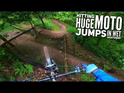 THESE HUGE MOTO JUMPS NEARLY TOOK US OUT!! 🙈