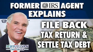 What Is the Process Of Getting Back Into The System If You Have Not Filed Back Tax Returns, ITS EZ
