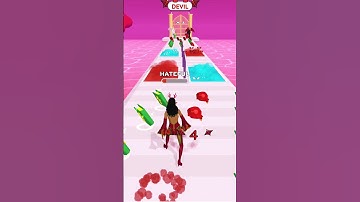 Angel 👼 girl and devil 😈 girl destiny run #shorts #gaming #youtubeshorts