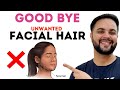 How to remove facial hair naturally  remove unwanted facial hair