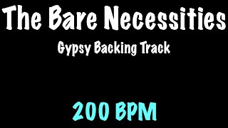 The Bare Necessities - Gypsy Jazz Backing Track 200 BPM - Django Reinhardt