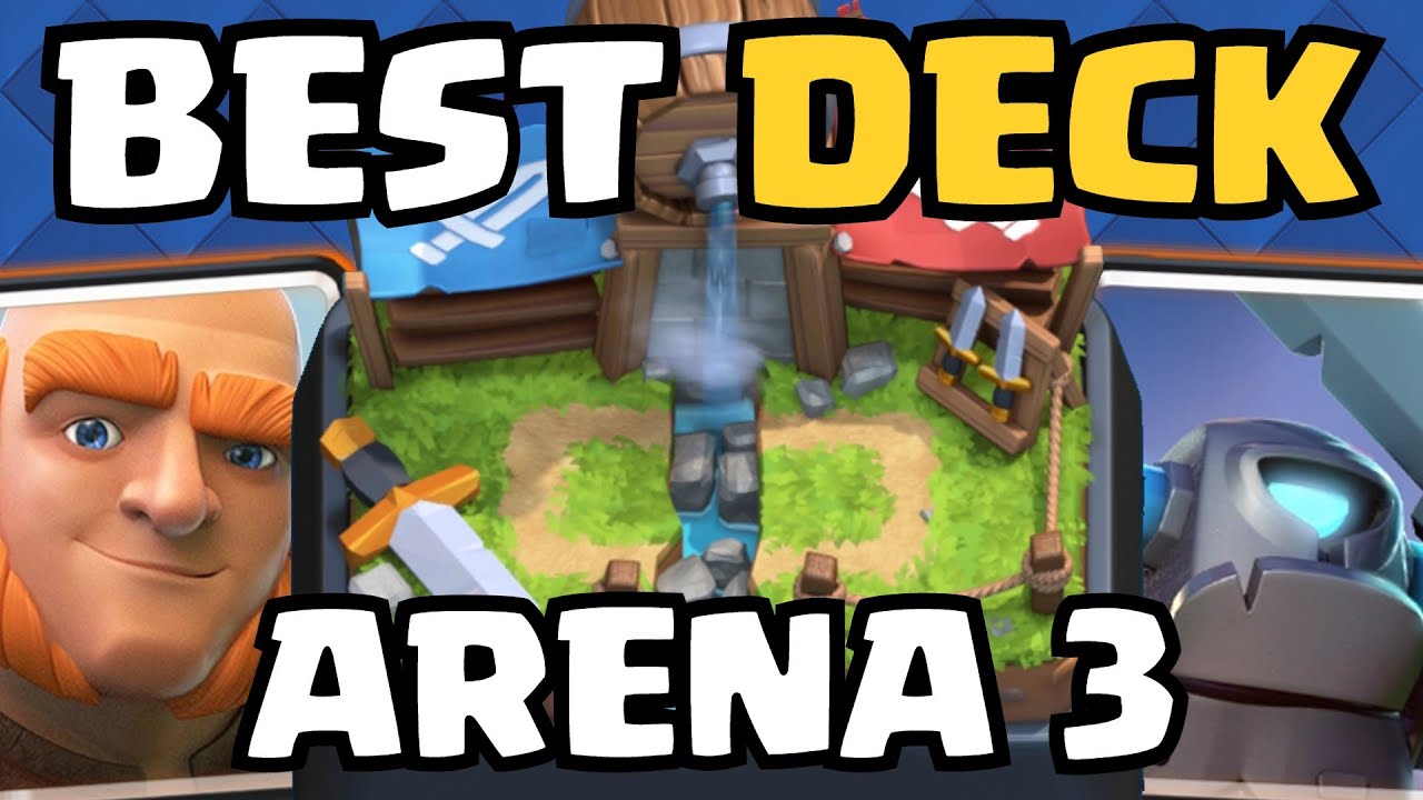 1 BEST DECK FOR ARENA 3 (BARBARIAN BOWL) IN CLASH ROYALE! YouTube