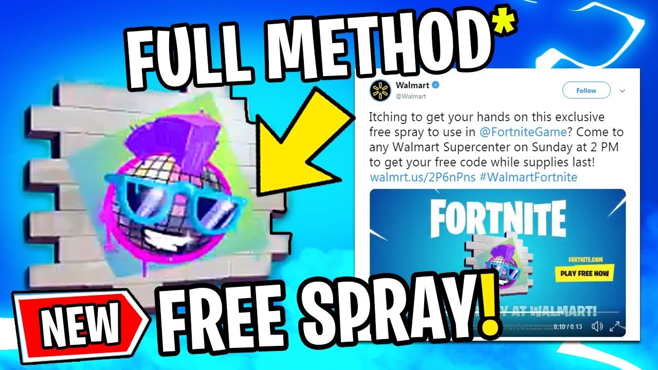 How To UNLOCK WALMART EPIC SPRAY FREE! *Full Method ...