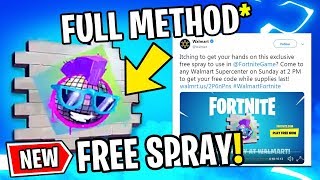 how to unlock walmart epic spray free full method fortnite limited rare - disco spray fortnite