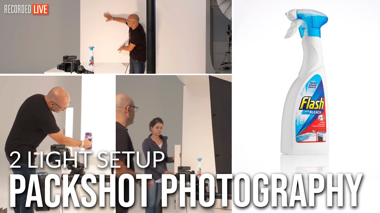 Пакетные снимки на белом фоне с двумя источниками света 💡💡