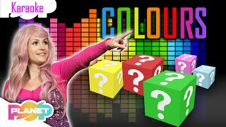 Planet Pop | I love colours! Red, Blue, Green | English Karaoke for Kids #PlanetPop #learnenglish