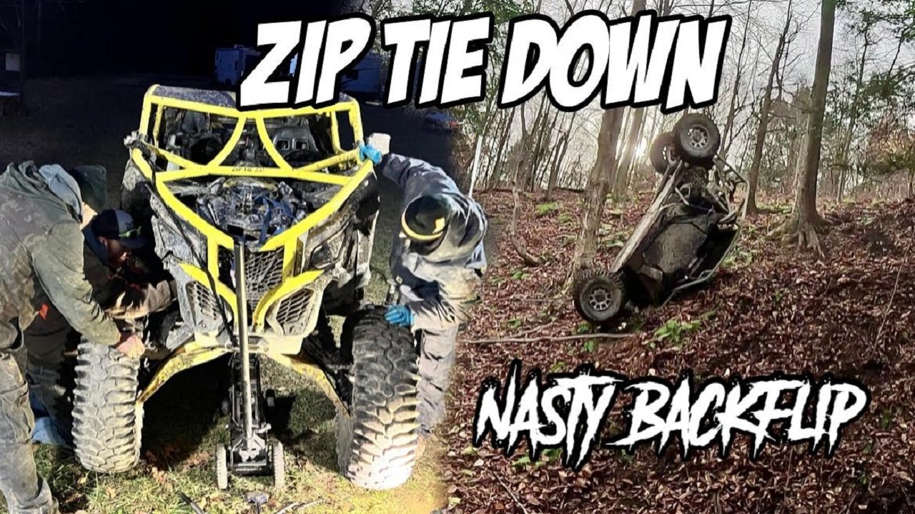 CAN AM X3 TAKES NASTY ROLLOVER AND MAJOR CARNAGE at Ben Franklin Range Private Ride