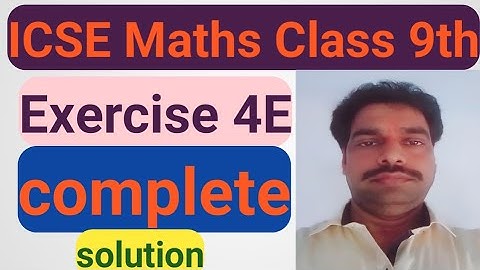 ICSE Maths Class 9th Ex. 4E Ques.no. 1 to 15 solution।।Educational Series।।O.P.Malhotra