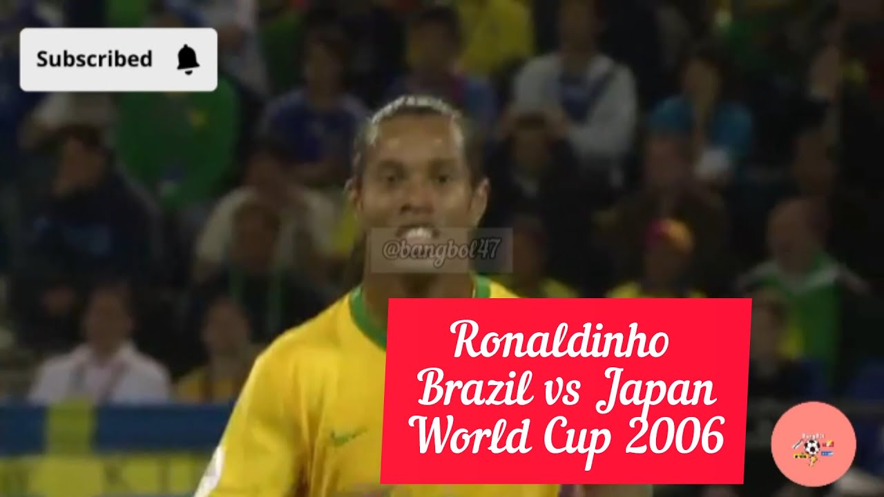 Brazil vs Jepang di Piala Dunia 2006 #trending #football - YouTube