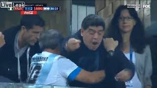 Maradona flips off Nigeria with the rare double bird