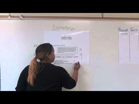 Deconstructing an Expository Writing Prompt
