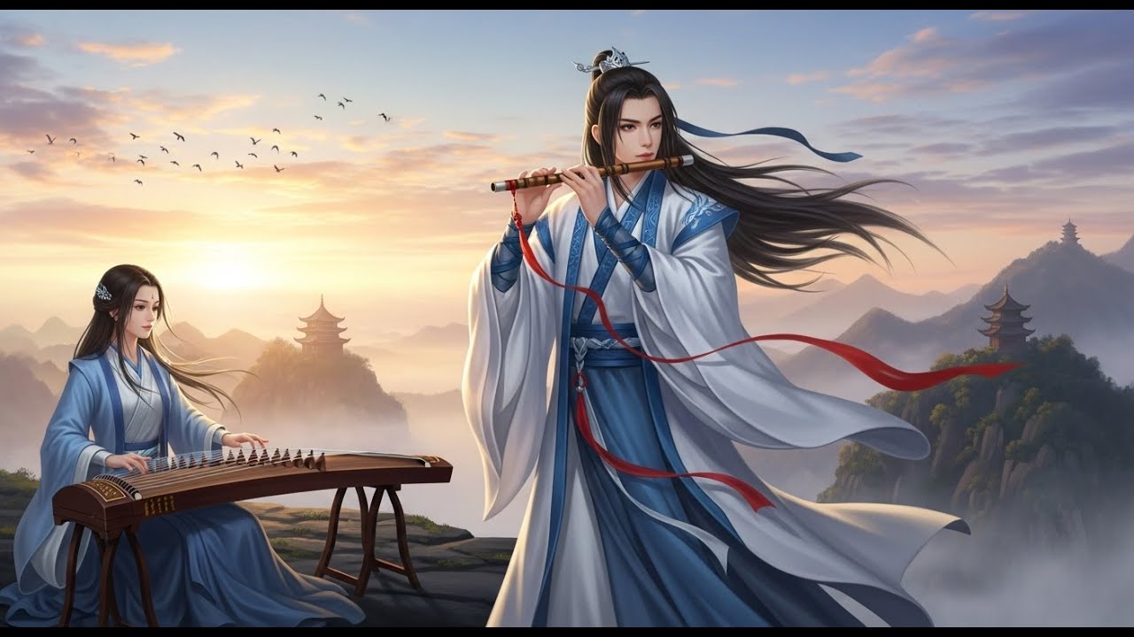 Peaceful Bamboo Flute🎶Chinese Zen Music 🎶Relaxing, Deep Sleep & Stress ...