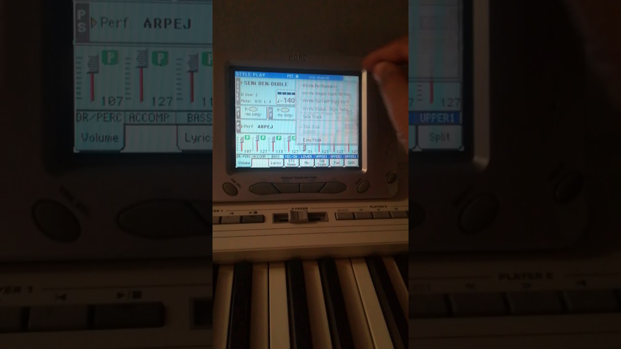 korg pa2x pa800 pa3x ses kopyalama sıralama