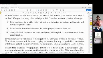 "The Stein-Chen method" Dr Fraser Daly lec.1