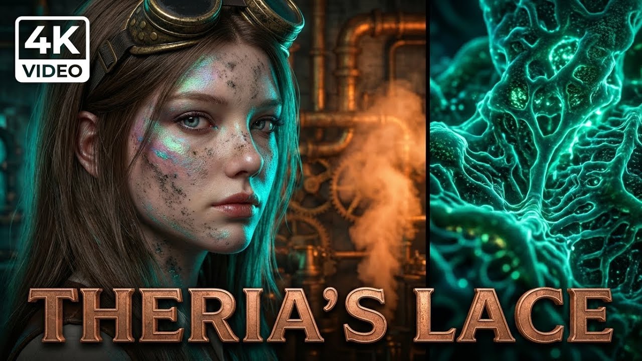 Theria’s Lace: The Emerald Redemption | Steampunk Short Film (Official AI Cinematic)
