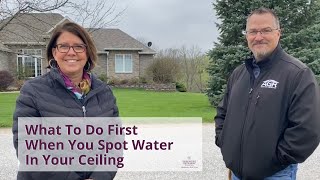 What to Do If You See Water Stains on Your Ceiling – Expert Roofing Advice