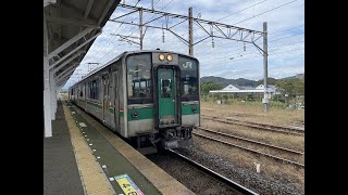 JR東日本 東北本線 701系 F2-508編成 白河駅から郡山駅 車窓（2022/10/15）