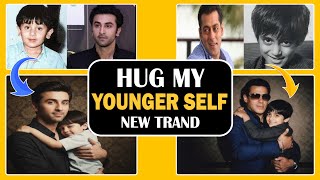 Hug My Younger Self Trend 2025 | Couple Hug | Nano Banana AI Emotional Photo Tutorial screenshot 5