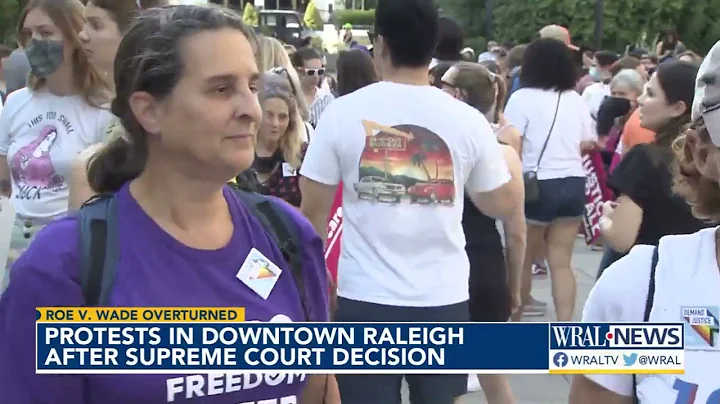 Activists rally in downtown Raleigh after Supreme Court decision
